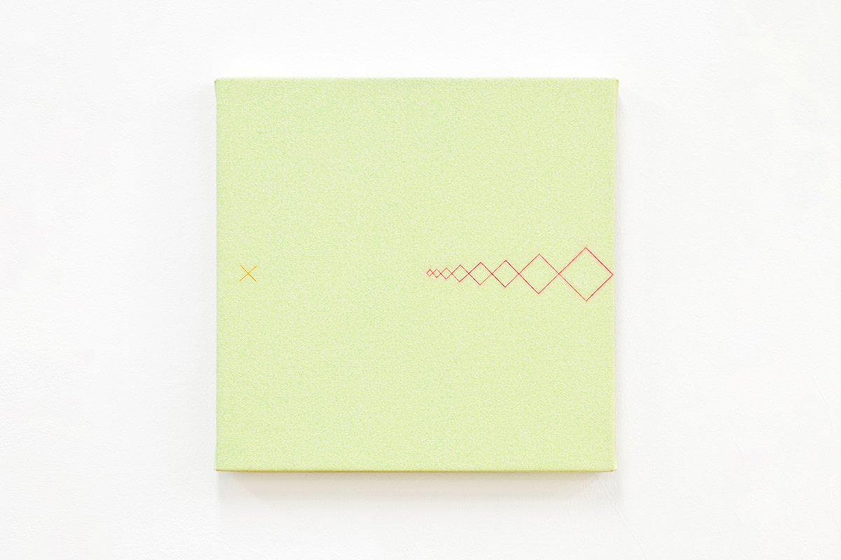 In a pitch shifted tweet | Caroline de Lannoy The artwork In a pitch shifted tweet is a painting created by Caroline de Lannoy