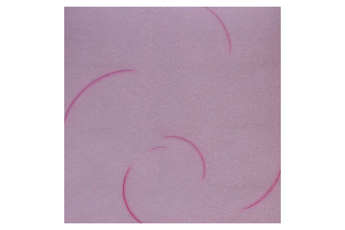 Musings unfold by Caroline de Lannoy | Caroline de Lannoy Musings unfold is a painting created by Caroline de Lannoy showcasing reddish purple shade and curved lines